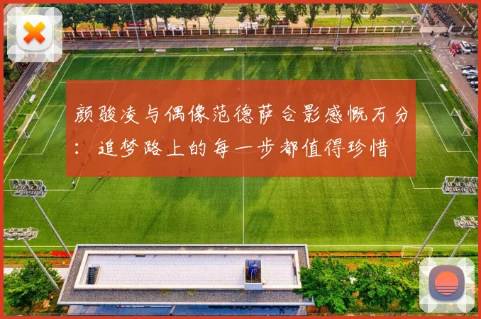 颜骏凌与偶像范德萨合影感慨万分：追梦路上的每一步都值得珍惜